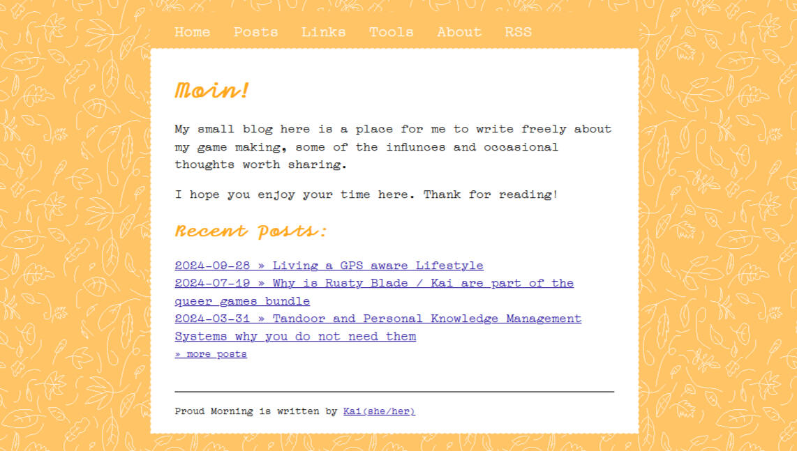 Proudmorning Moin Proudmorning Website Screenshot